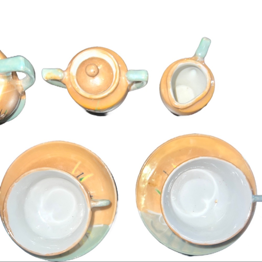 Vintage Japanese Mini 9 Piece Tea Set - Picture 5 of 11
